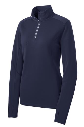 Ladies Sport-Wick® Textured 1/4-Zip Pullover 860