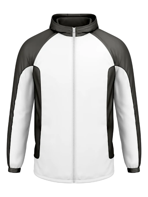 Colorblock Hooded Lined Wind Jacket