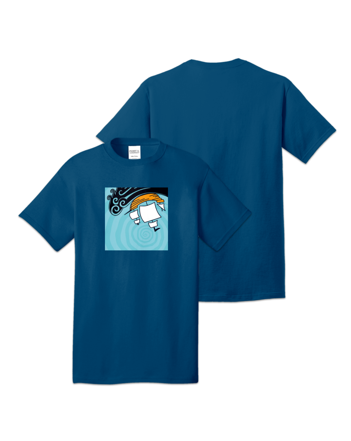 Rendered product preview, stack