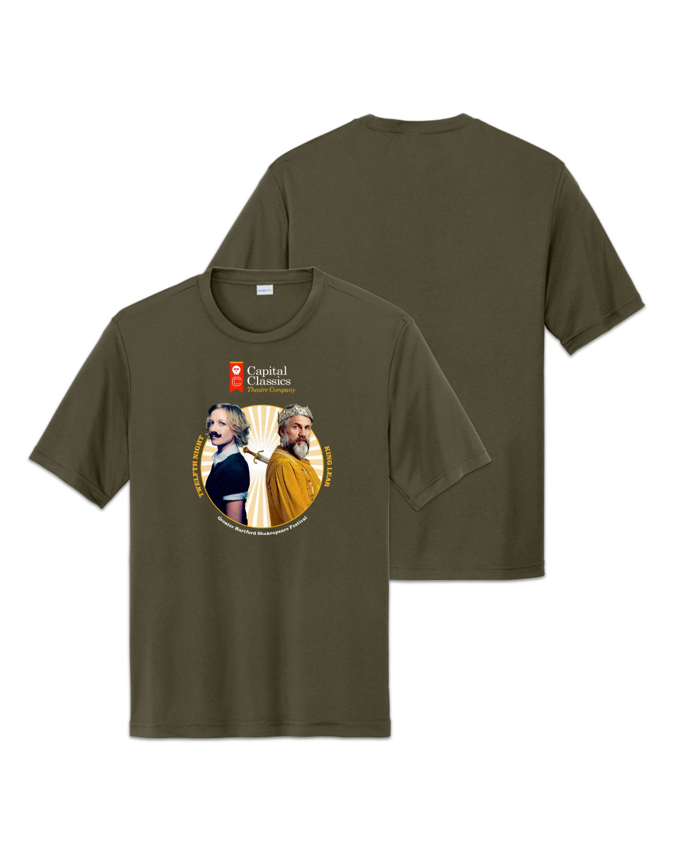 Rendered product preview, stack