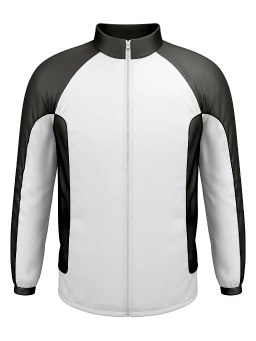 Colorblock Mock Neck Lined Wind Jacket