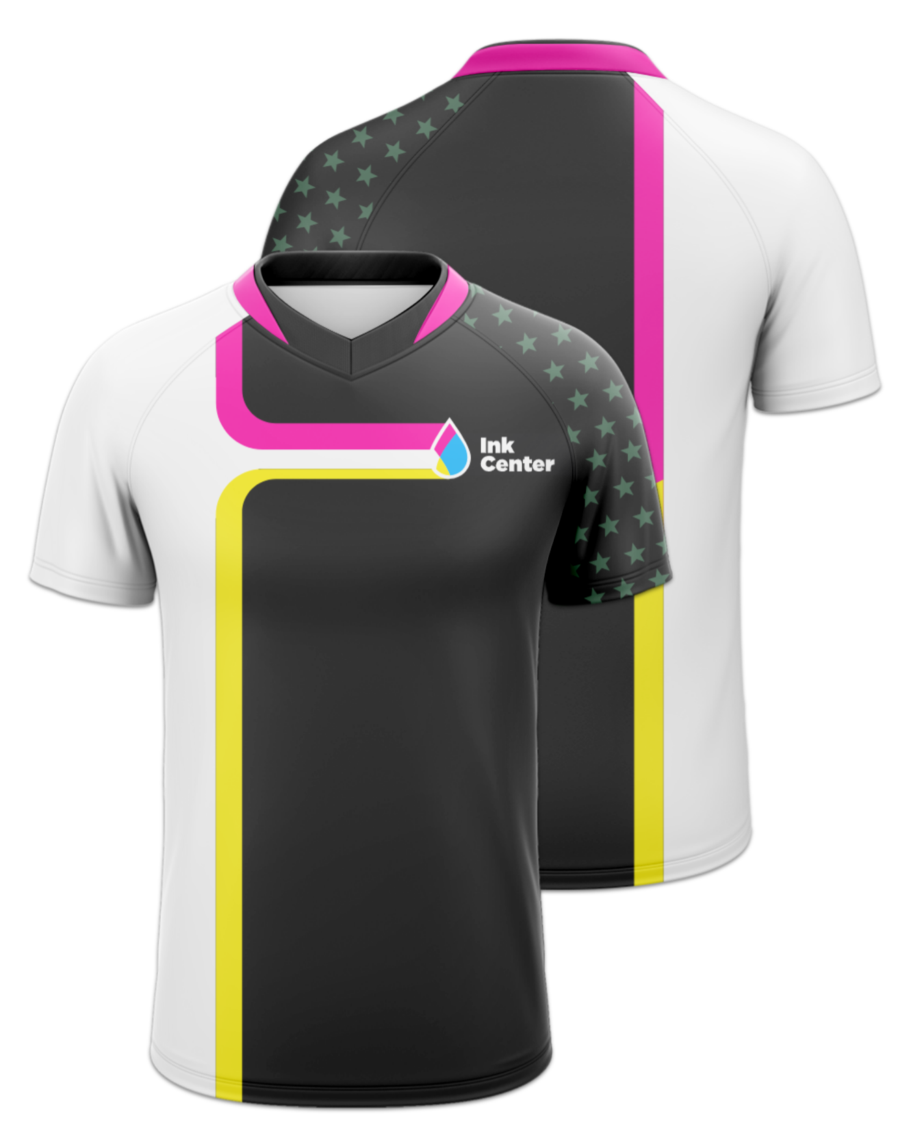 Rendered product preview, stack