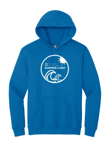 Brite Blue Hooded Sweatshirt preview, front