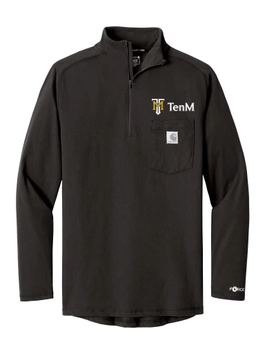 Carhartt Force 1/4-Zip Long Sleeve T-Shirt preview, front