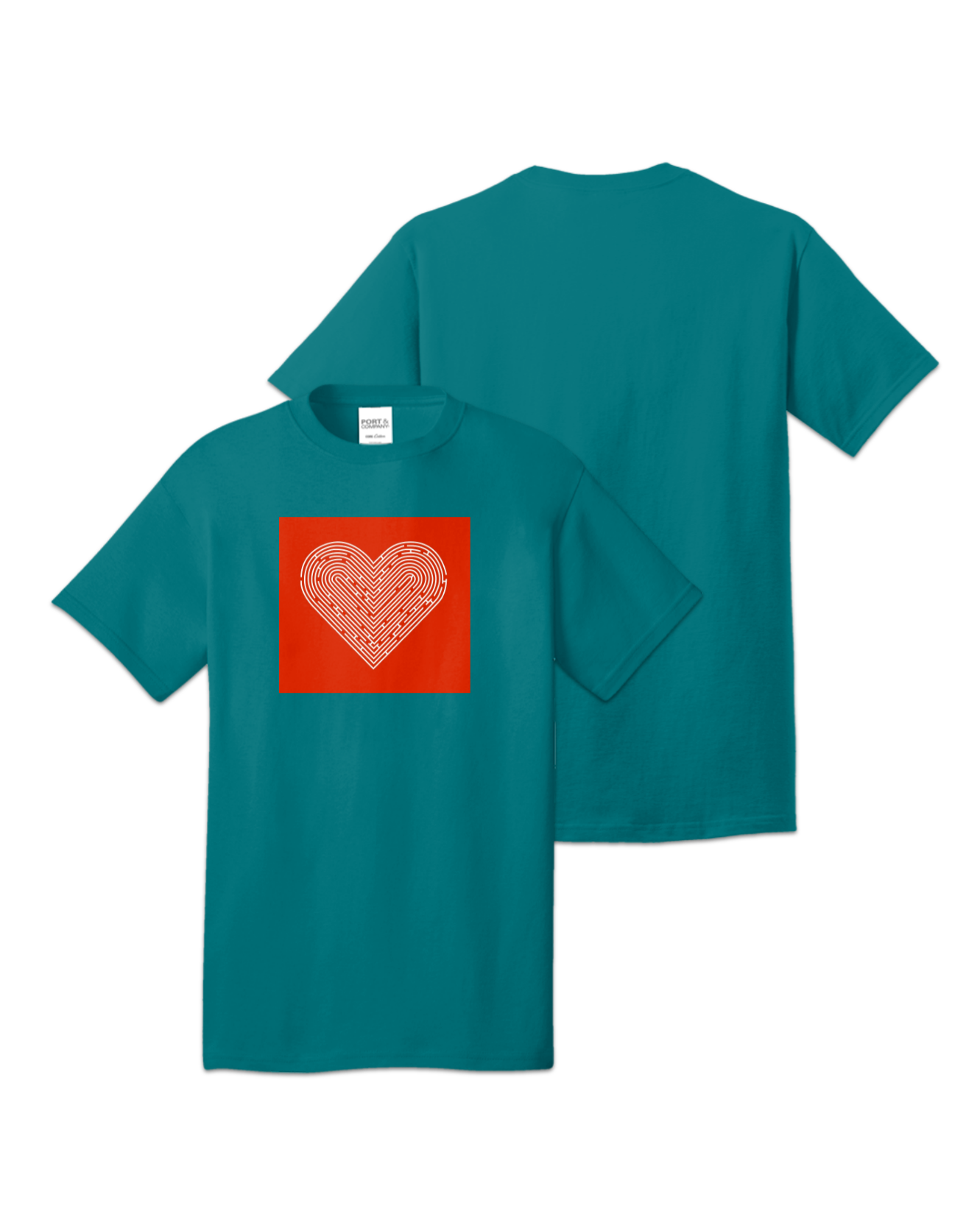 Rendered product preview, stack