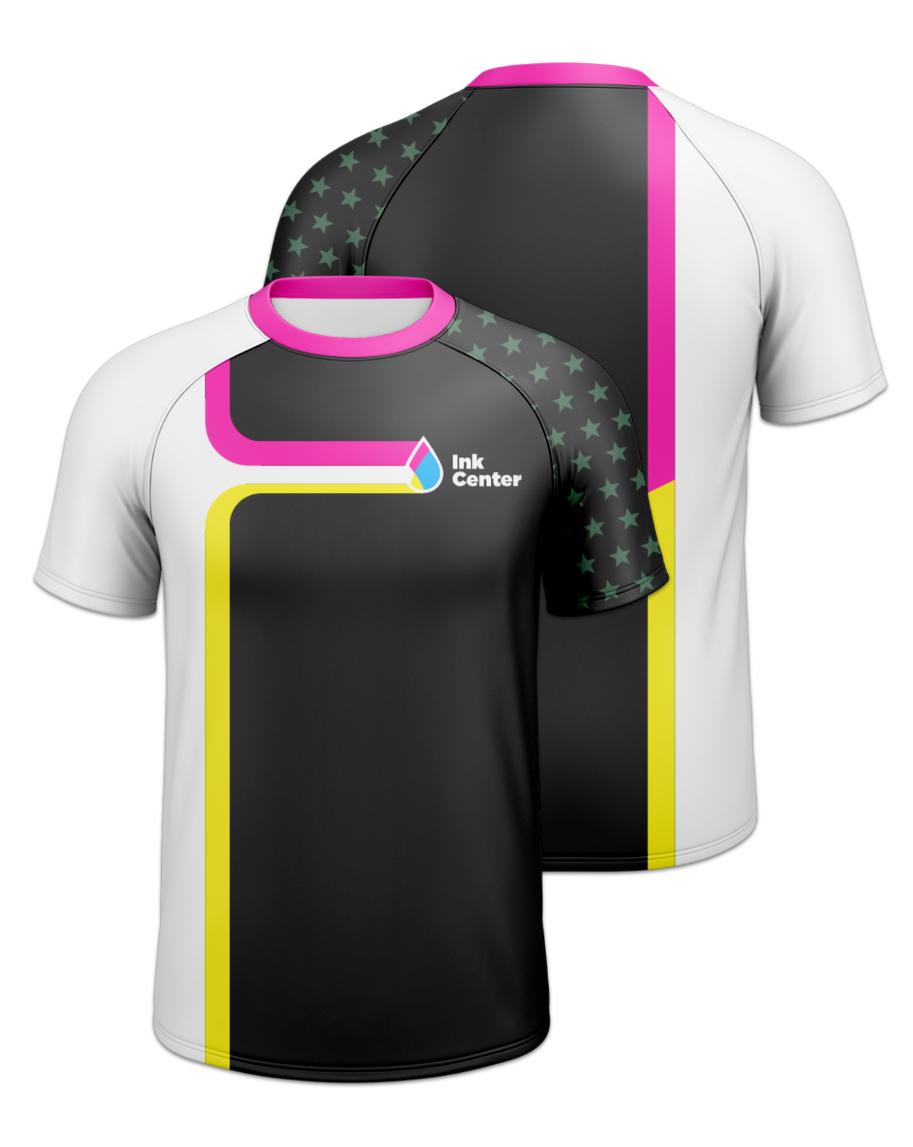 Rendered product preview, stack