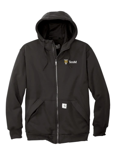 Carhartt Midweight Thermal-Lined Full-Zip Sweatshirt preview, front