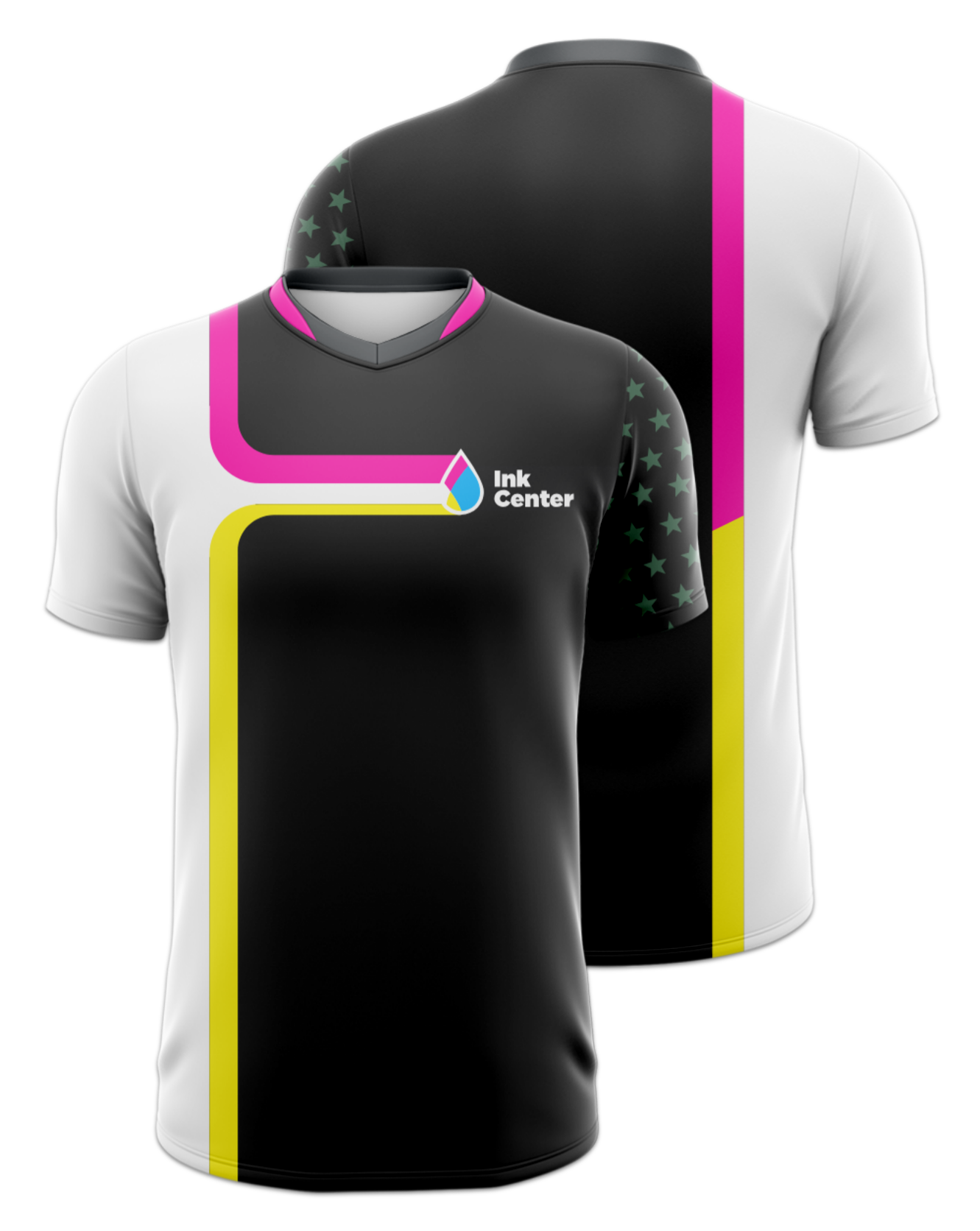 Rendered product preview, stack