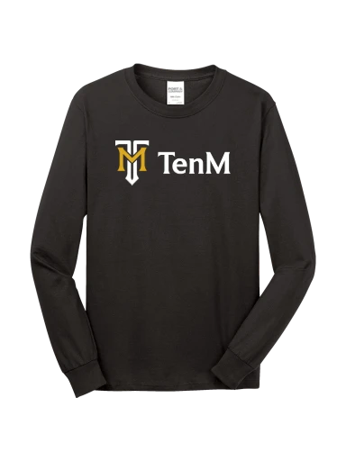 Port & Co Long Sleeve Core Cotton Tee preview, front