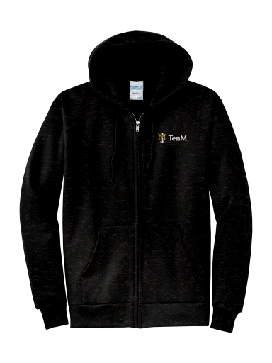 Port & Co Core Fleece Full-Zip Hooded Sweatshirt preview, front