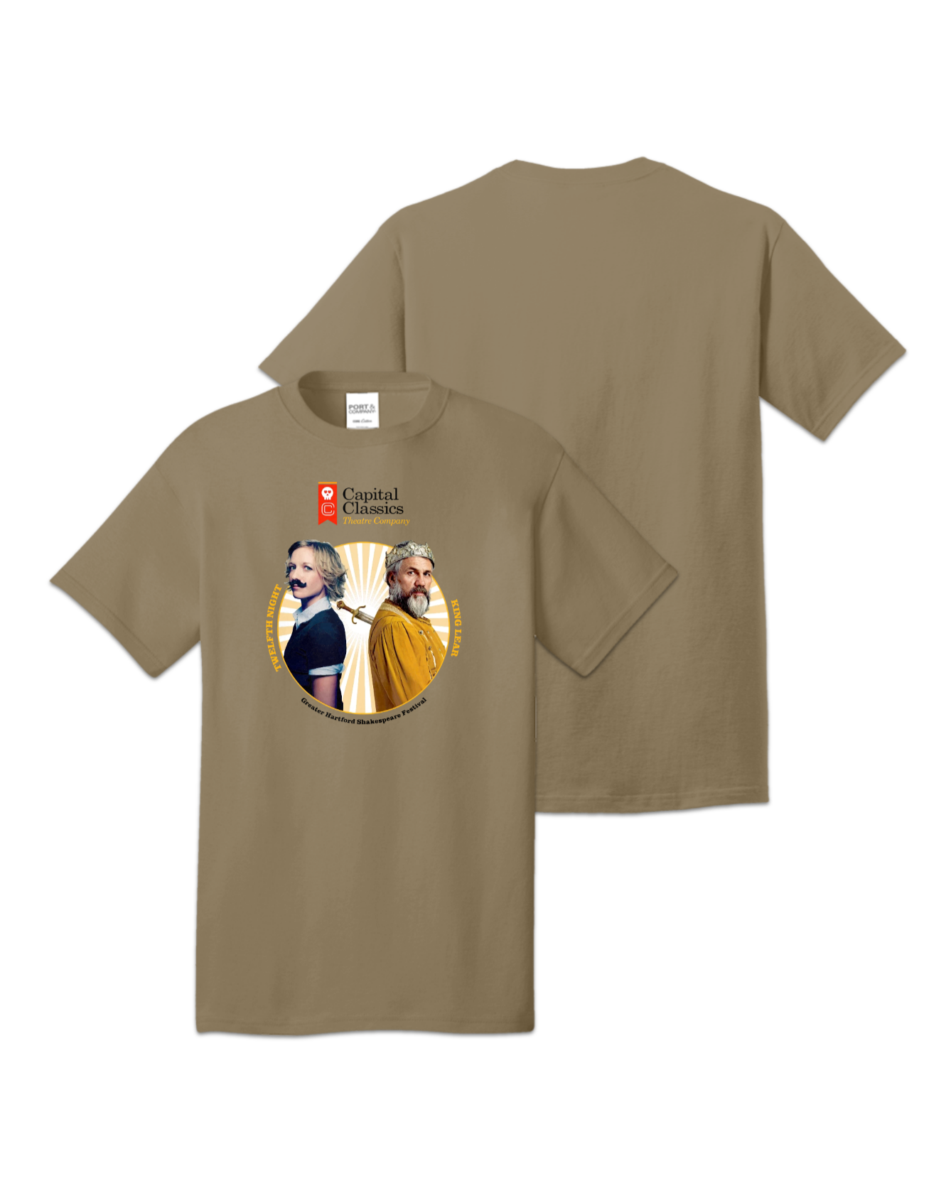 Rendered product preview, stack