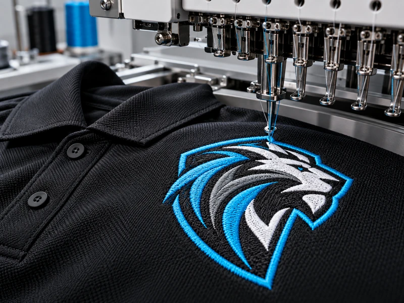 Custom embroidered apparel and headwear