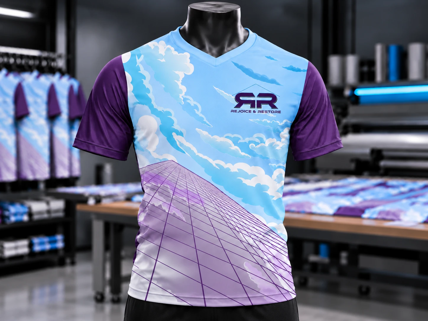 Custom sublimated apparel and uniforms