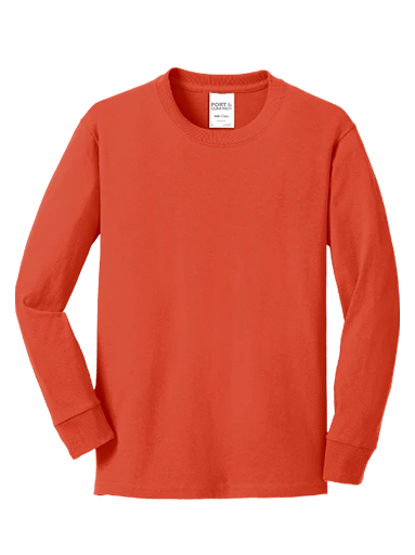 Youth Long Sleeve Core Cotton Tee